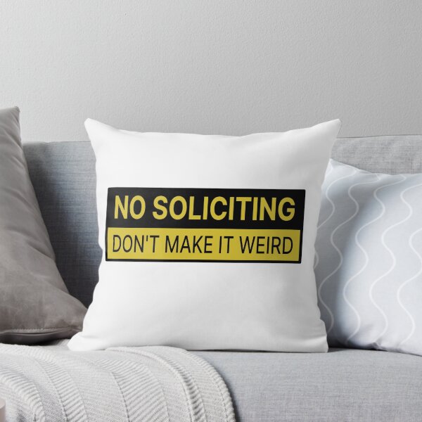Item preview, no soliciting sticker don't make it weird designed and sold by Art-of-amine.