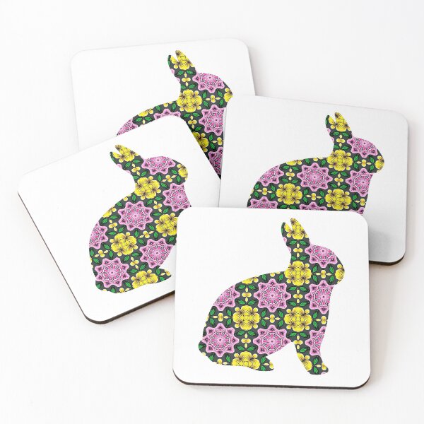 Item preview, Floral Patterned Rabbit designed and sold by 9N20.