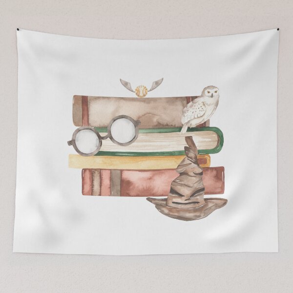 Item preview, Magic owl, glasses, hat, books designed and sold by always-summer.