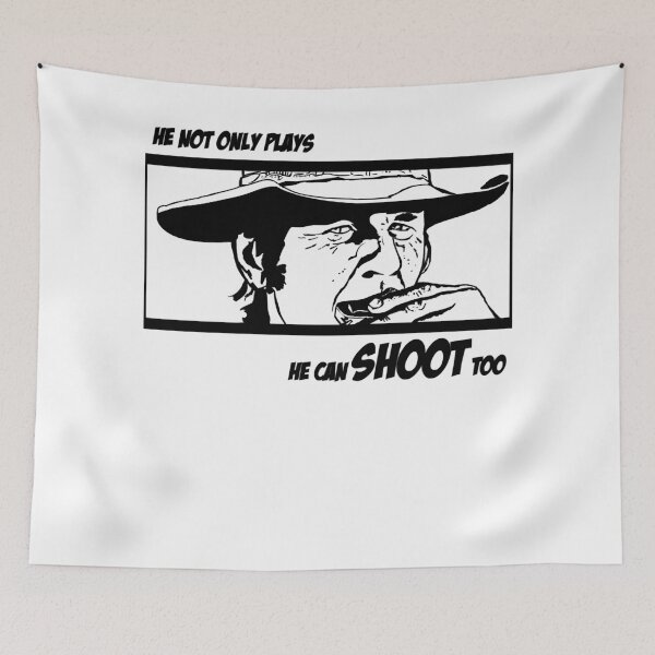 Item preview, Vintage Retro Charles Bronson, He Can Shoot Too Halloween designed and sold by JosianeHeidenre.