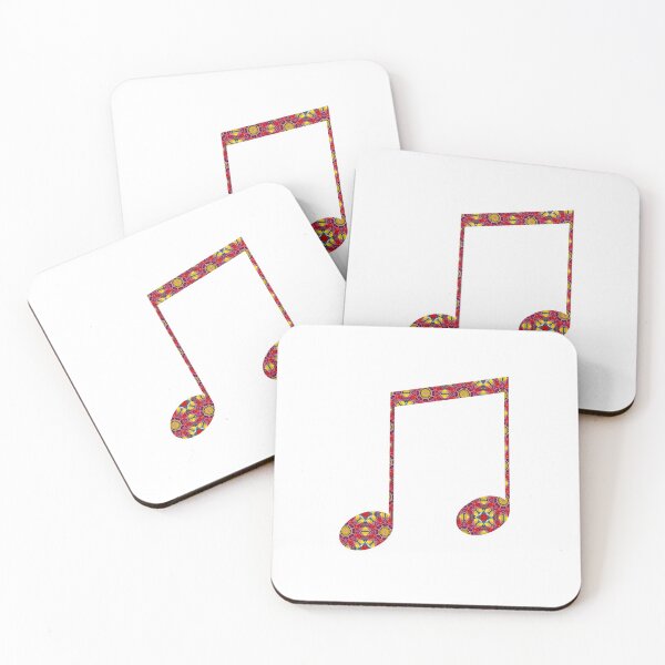 Item preview, Patterned Red Musical Note designed and sold by 9N20.
