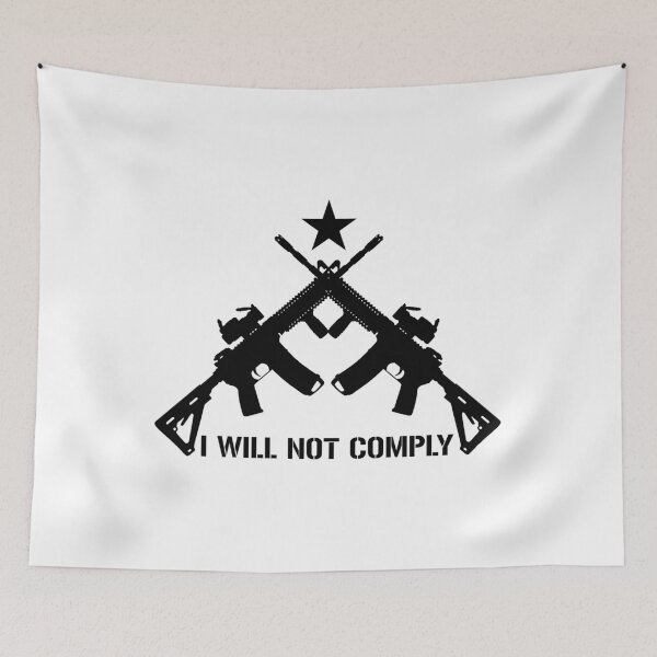 Item preview, I Will Not Comply 4 designed and sold by Prabakim.