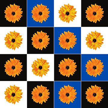 Artwork thumbnail, Sun Flower Pattern by CreativeMansion