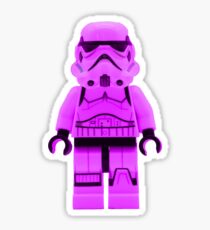 Lego Storm Trooper in Purple Sticker