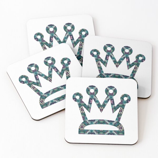 Item preview, Blue Patterned Floral Crown  designed and sold by 9N20.