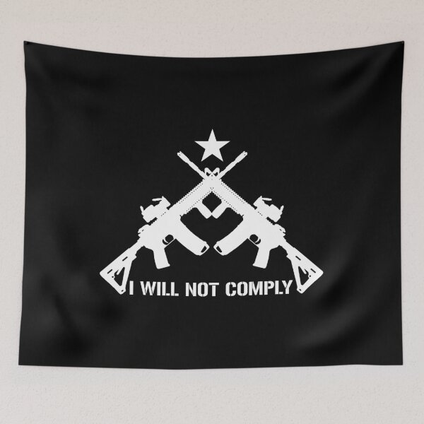 Item preview, I Will Not Comply 5 designed and sold by Prabakim.