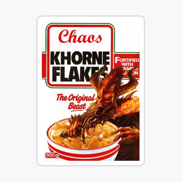 Khorne Flakes Sticker