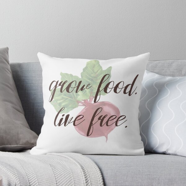 Item preview, Grow food live free with beet designed and sold by Fantail-Valley.