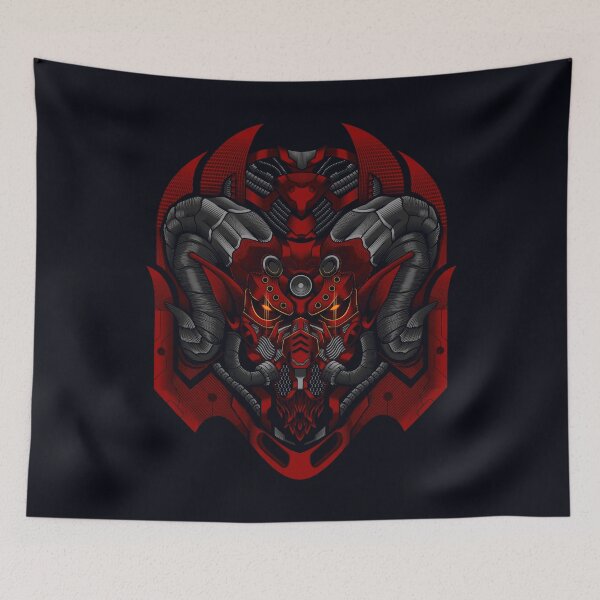 Item preview, Artistic Devil Goat Mask - unique design designed and sold by Froyd Wess.