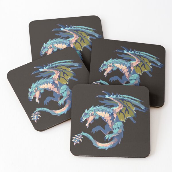 Item preview, Huntable blue dragon monster designed and sold by paperfinch.
