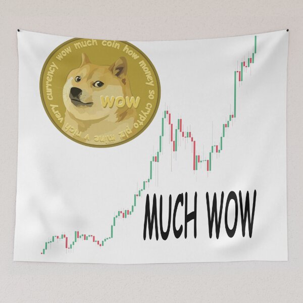 Item preview, DOGEcoin. Much wow! Optimised for light merch. designed and sold by shaynetwright.