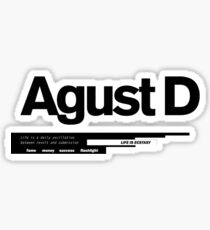 agust d Sticker