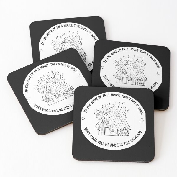 Item preview, House full of smoke line Inside - Bo Burnham designed and sold by BoBurnhamMusic.