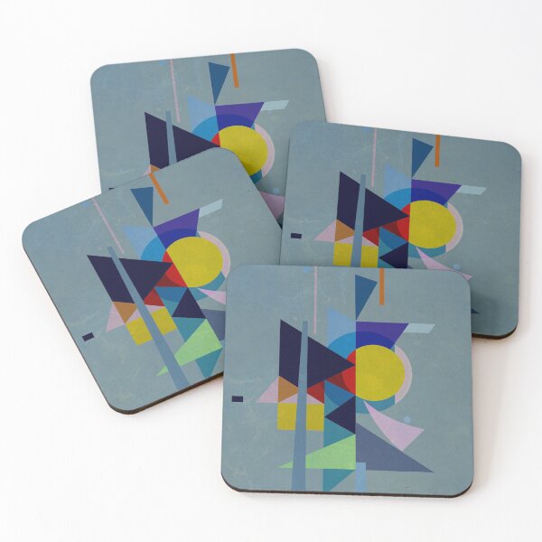 Item preview, Abstract composition - inspired by cubism designed and sold by korasi.