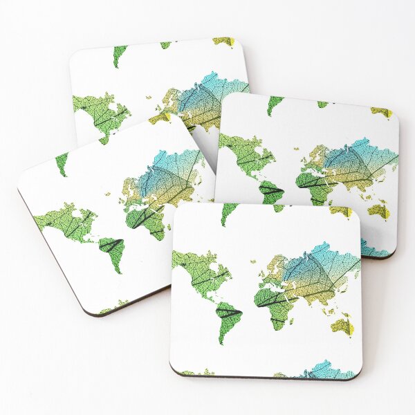 Item preview, Leaf World map designed and sold by Lee's Place.
