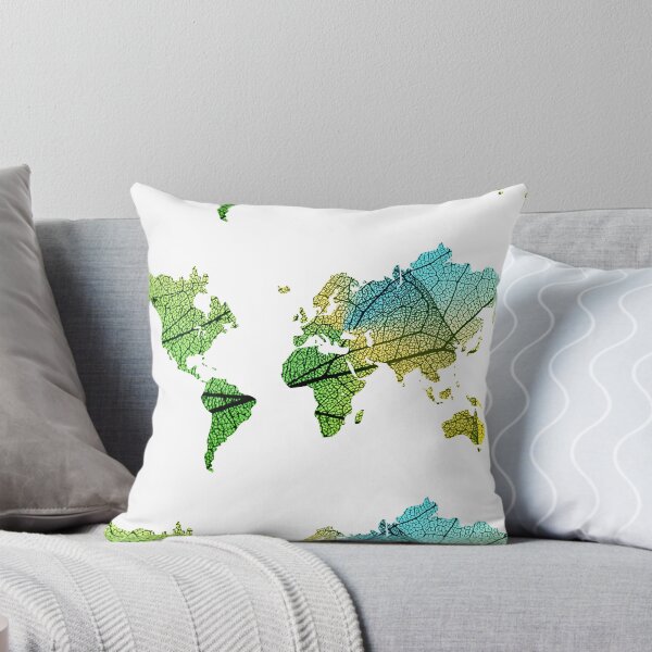 Item preview, Leaf World map designed and sold by Lee's Place.