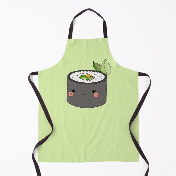 Item preview, Kawaii Sushi California Roll Adorable Cute Japanese Food Illustration designed and sold by SlushySushi.