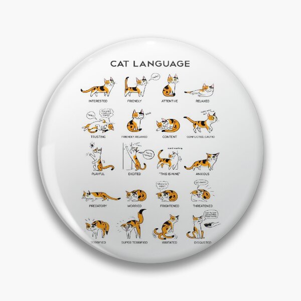 Item preview, Cat Language Poster Gift For Meow Cute designed and sold by Harrison-Dream.