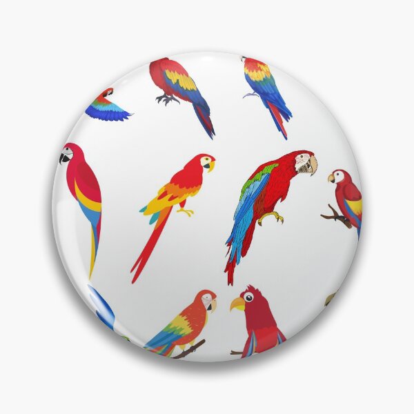 Item preview, Scarlet Macaw Parrots designed and sold by CreativeMansion.