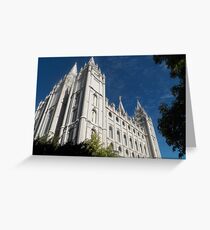 Temple Square Greeting Card