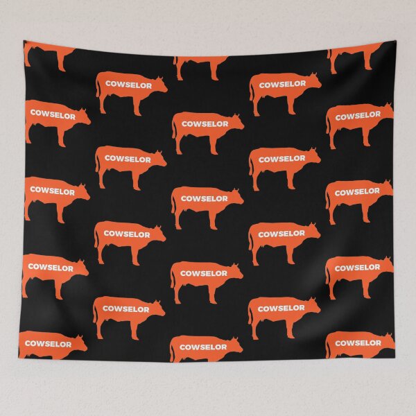 Artikelvorschau, Farm Counsellor - Lustiges Berater-Kuh-Witz-T-Shirt entworfen und verkauft von kcaandwu.