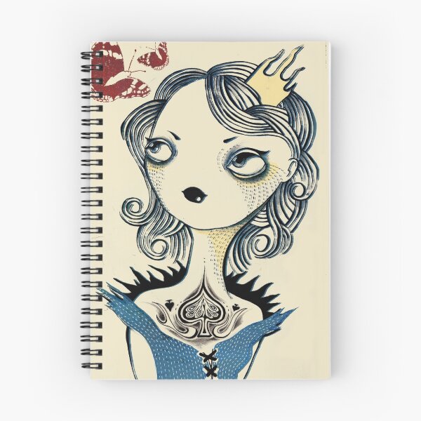 Item preview, Queen of Spades designed and sold by Zsuzsa illustration.