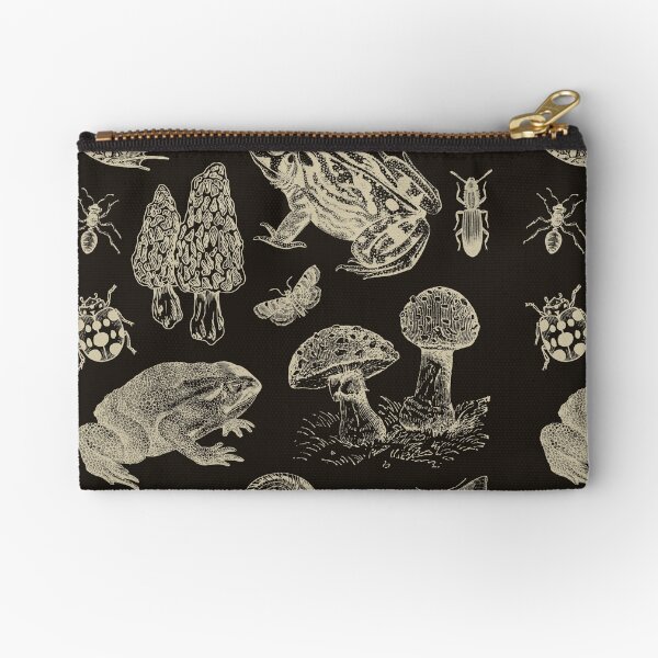 Item preview, Goblincore Vintage Biology: Nature Lover's Collection of Frog, Mushroom, Snail, and Moth Insects for Science and Natural History Fan designed and sold by MinistryOfFrogs.