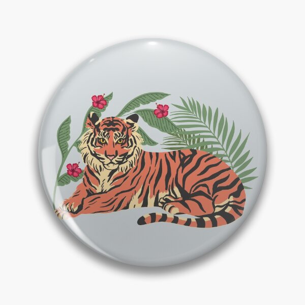 Item preview, Colorful Jungle - Tiger between the leaves designed and sold by Verubi.