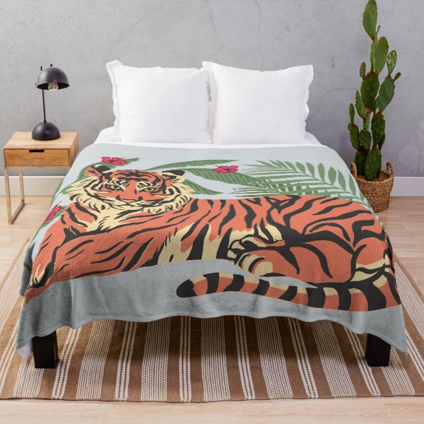 Item preview, Colorful Jungle - Tiger between the leaves designed and sold by Verubi.