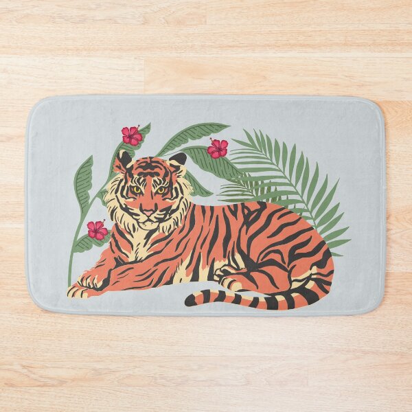 Item preview, Colorful Jungle - Tiger between the leaves designed and sold by Verubi.