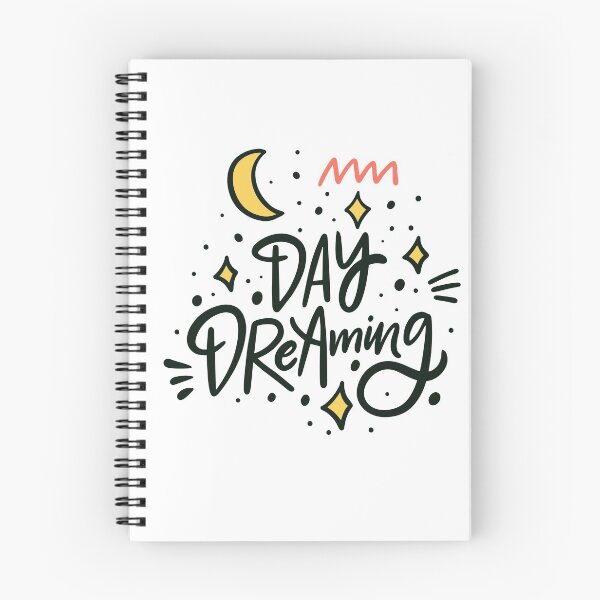 Item preview, Day Dreaming Hand Drawn Colorful Lettering Phrase Modern Calligraphy Vector Illustration designed and sold by Peekonet.