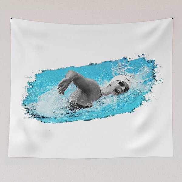 Item preview, Girl Swimmer designed and sold by jessicamaulica.