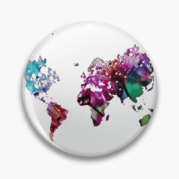 Item preview, Water drop World map designed and sold by Lee's Place.
