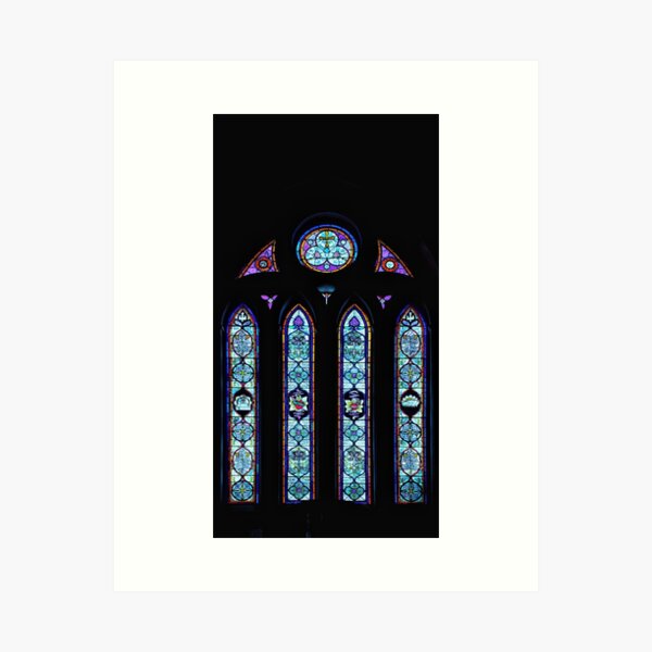 Stained Glass Window Art Prints For Sale Redbubble