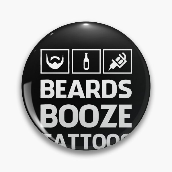 Artikelvorschau, Beards Booze Tattoos Fathers Day Gift entworfen und verkauft von clickmostro.