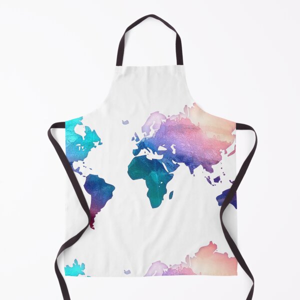 Item preview, Mountain range World map designed and sold by Lee's Place.