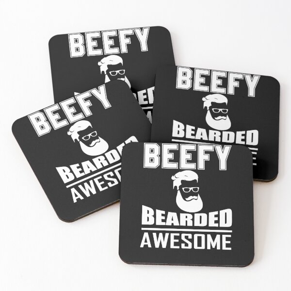 Item preview, Beefy Bearded And Awesome  designed and sold by clickmostro.