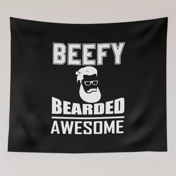 Item preview, Beefy Bearded And Awesome  designed and sold by clickmostro.