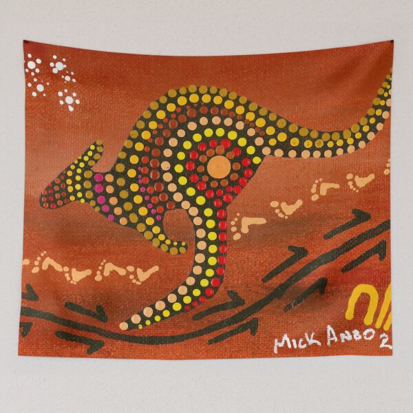 Item preview, Kangaroo in the Desert designed and sold by MickAndoDesigns.
