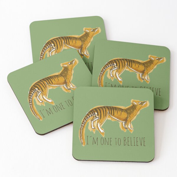 Item preview, Believe in Thylacine #1 designed and sold by belettelepink.