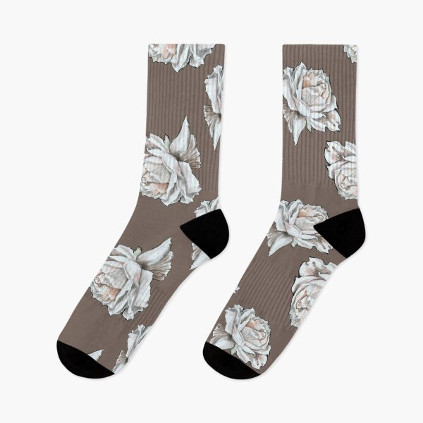 Item preview, vintage rose aesthetic pattern in taupe designed and sold by rudakropka.