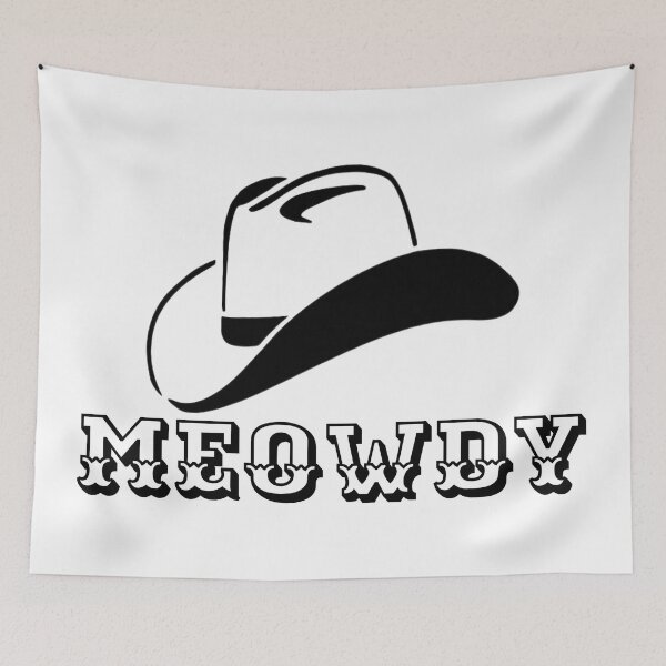 Item preview, Meowdy, Howdy Howdy Howdy, Yeehaw, Cool Cowboy  designed and sold by KashifMohiuddin.