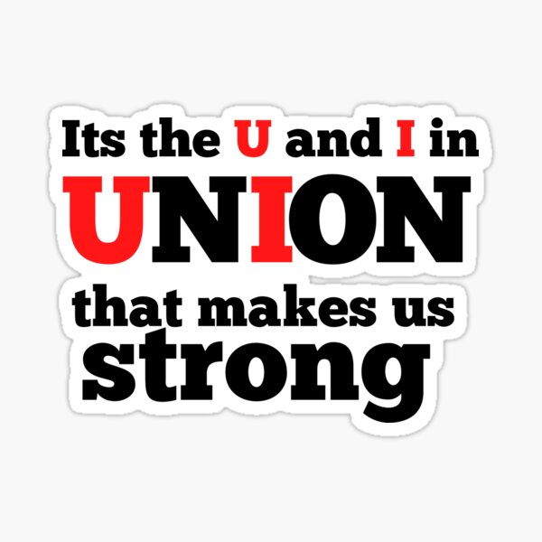 Union Thug Stickers Redbubble