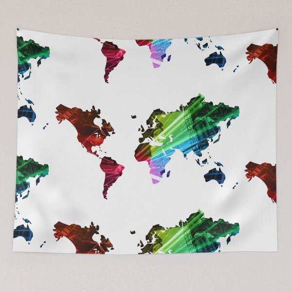 Item preview, Industry lines World map designed and sold by Lee's Place.