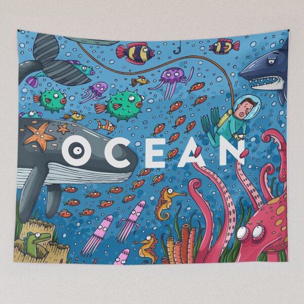 Item preview, Detailed Colorful Illustration Water Sea Life Vector Illustration designed and sold by Peekonet.