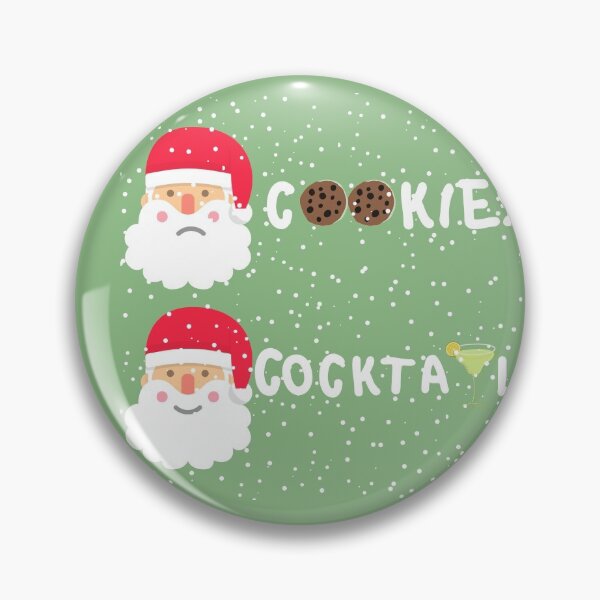 Item preview, No Cookies Just Cocktails Santa Snow designed and sold by quirky-artistry.