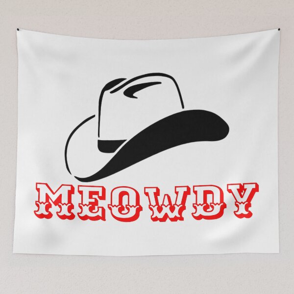 Item preview, Meowdy, Howdy Howdy Howdy, Yeehaw, Cool Cowboy  designed and sold by KashifMohiuddin.