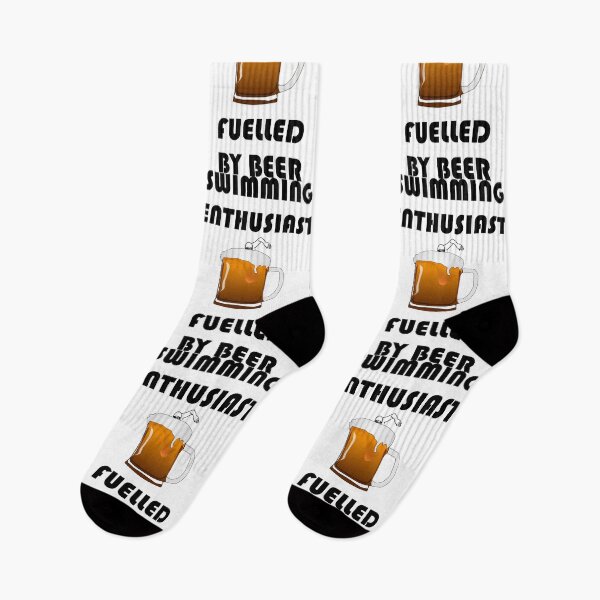Item preview, SWIMMING ENTHUSIAST FUELLED BY BEER designed and sold by DomGDesign.