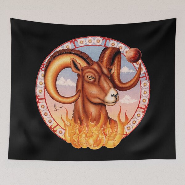 Item preview, Awesome Astrological Animal Aries designed and sold by Letters-Art.