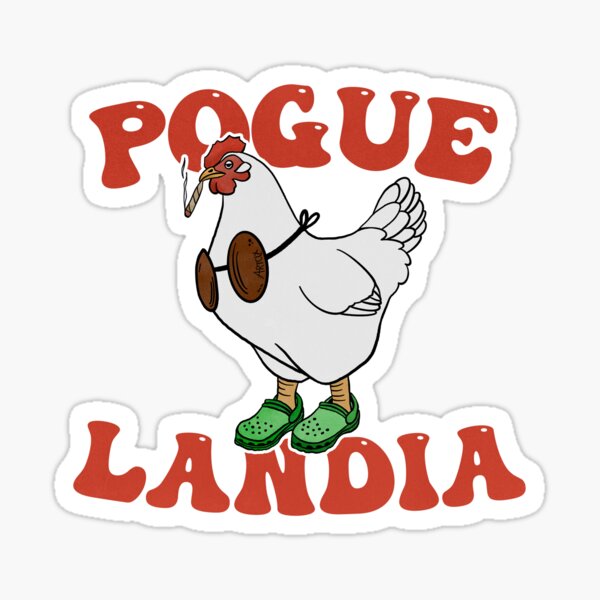 Poguelandia Sticker For Sale By Artclx Redbubble 5371